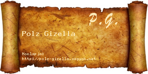 Polz Gizella névjegykártya